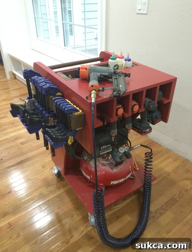 Rolling Tool and Air Compressor Cart rolling tool and air compressor cart