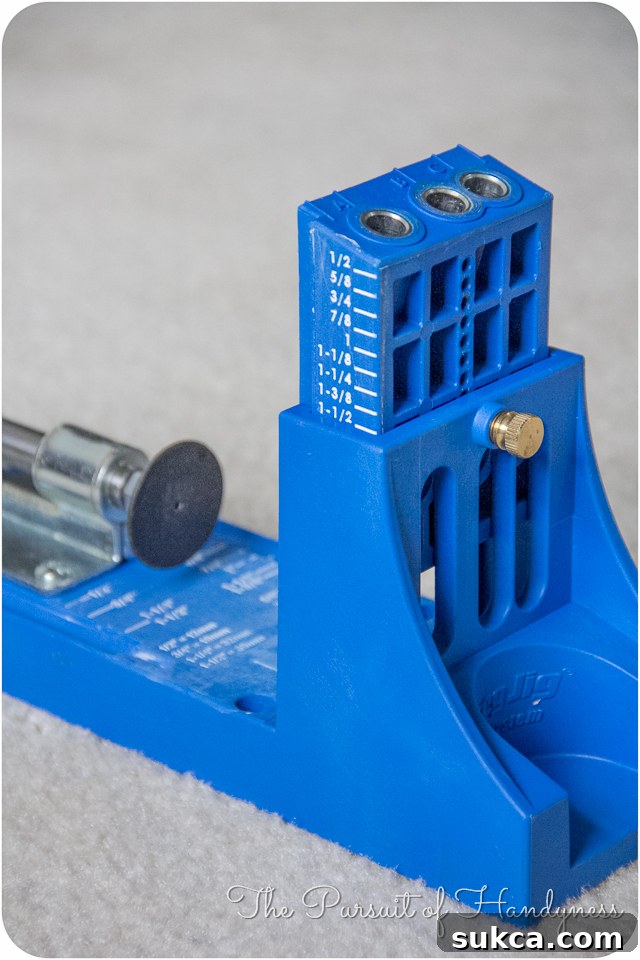 Make your Kreg Jig easier to use. This modification enhances visibility and woodworking precision.