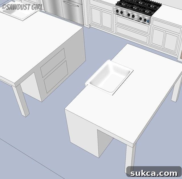 Sawdust Girl - kitchen design plan