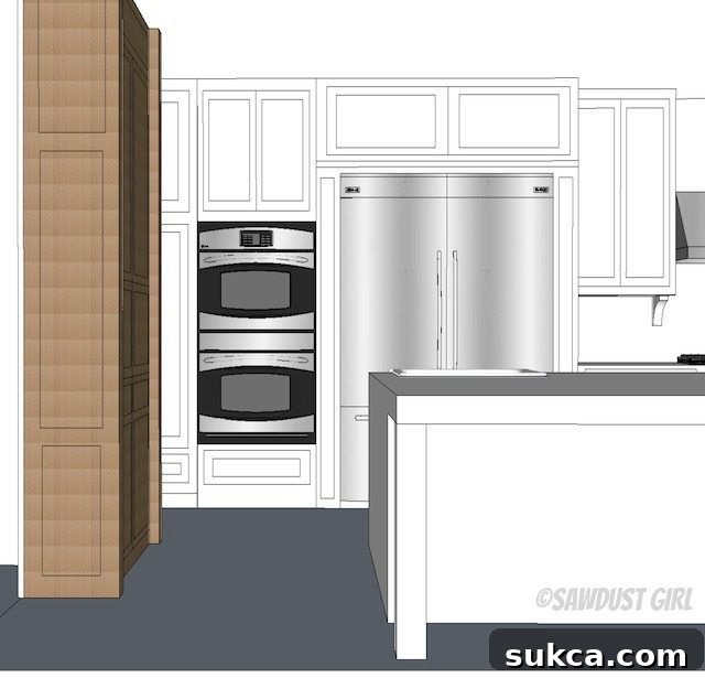 Sawdust Girl - kitchen design plan