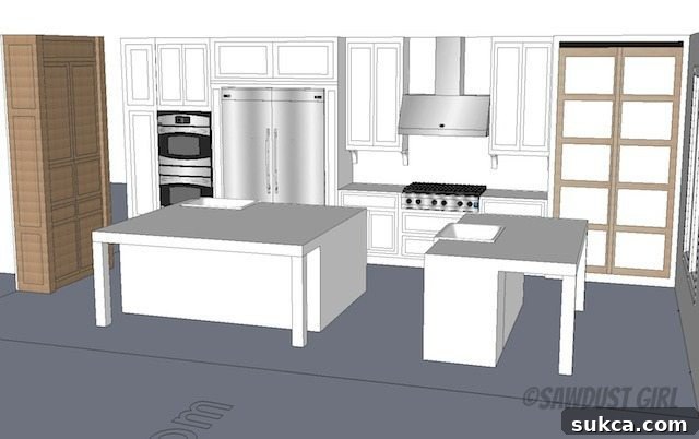 Kitchen design view 2