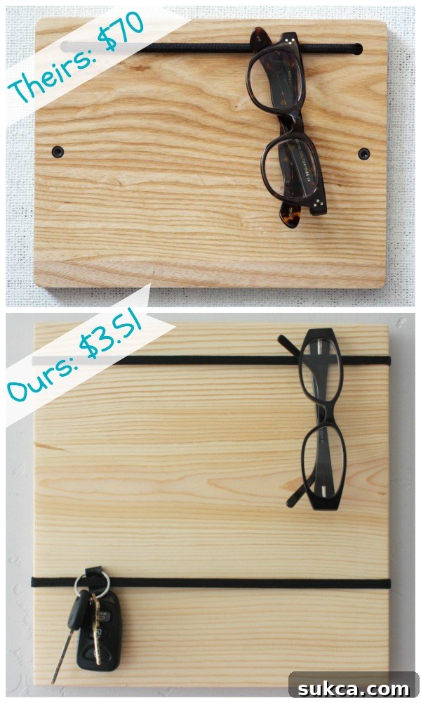 Super affordable and easy DIY Organizer Board for home organization and gifts