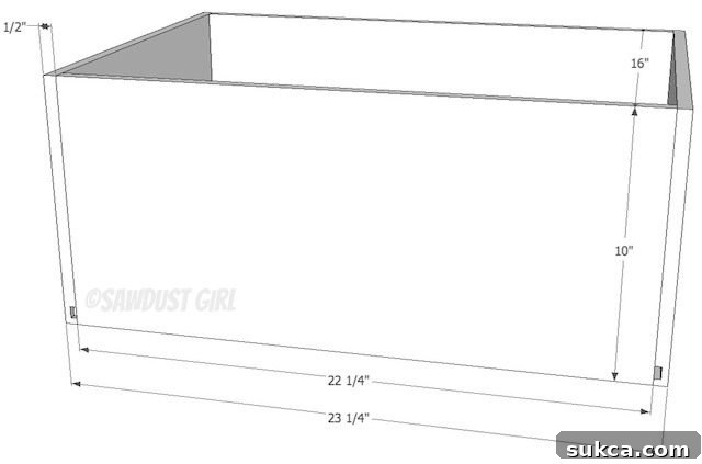 Free Plans for 10 Inch Drawers, 16 Deep Cara Collection Cabinets