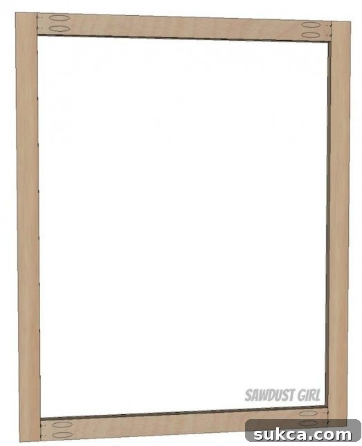 Building a cabinet face frame with woodworking joints