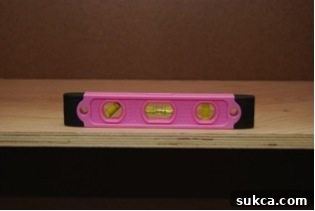 Ensuring Level Shelves for Your Custom Built-in Bookcase