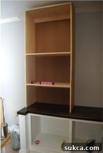 Assembling the Framework for a DIY Office Bookcase