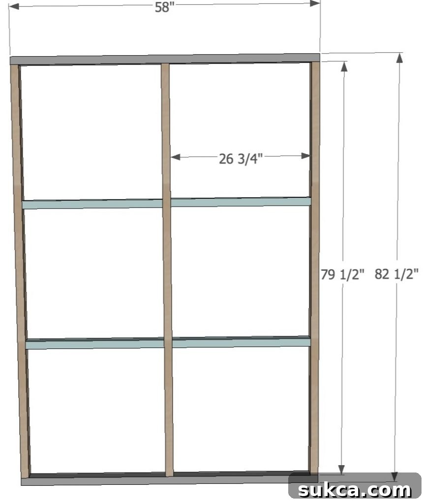 Queen Size Platform Bed Frame with Underbed Storage Drawers 7 faceframe plans