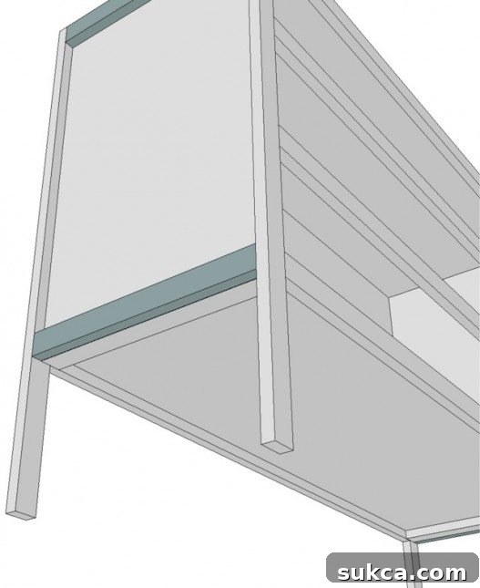 Free Plans to build an apothecary console table from Sawdust Girl.