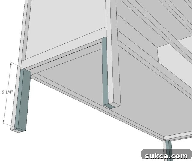 Free Plans to build an apothecary console table from Sawdust Girl.
