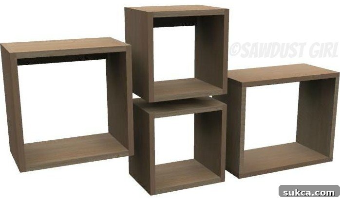 How to Build Hanging Storage Boxes - Super easy DIY hanging storage boxes.