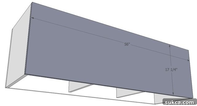 King size upholstered storage bench plans from SawdustGirl.com