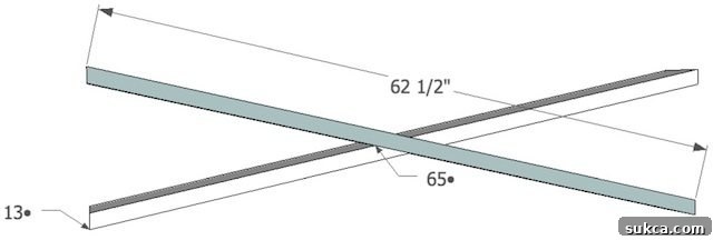 X brace assembly for dining room bench legs