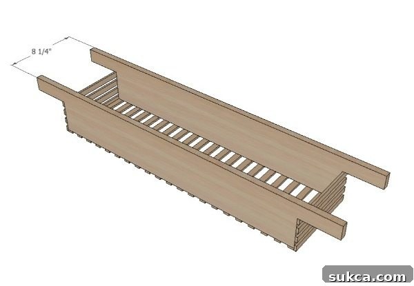 How to build a cedar bath caddy step by step