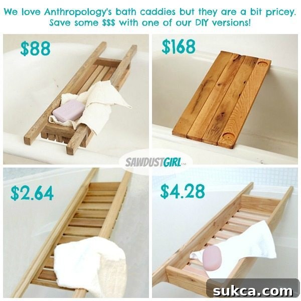 DIY Cedar Bathtub Caddy for beginners
