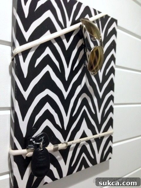 DIY Memo Board - Finished Product