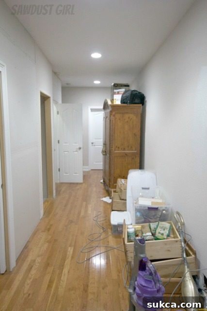 Hall closet 