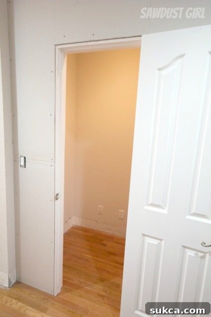 Hall closet 