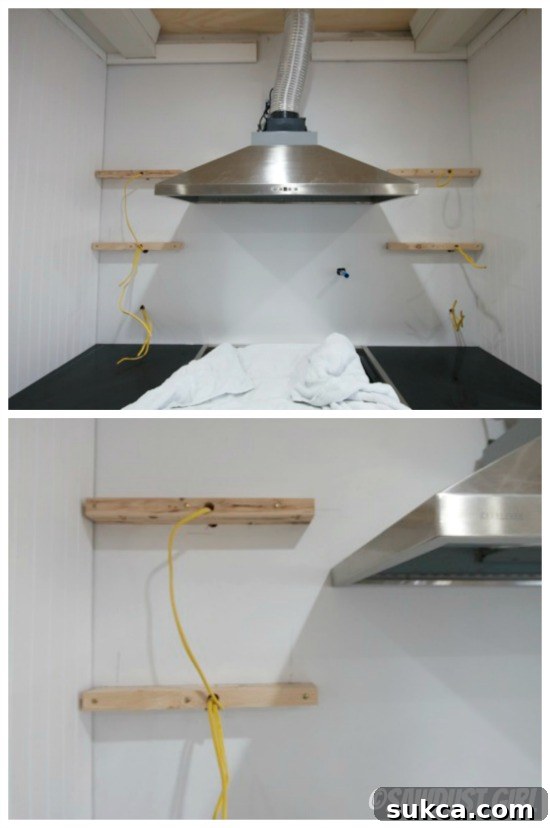 Attaching Floating Shelf Cleats to Wall Studs