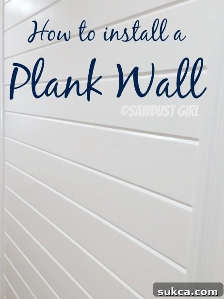How to install a Tongue and Groove Plank Wall