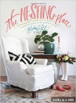The Nesting Place - Book Cover showcasing a cozy, imperfect home interior