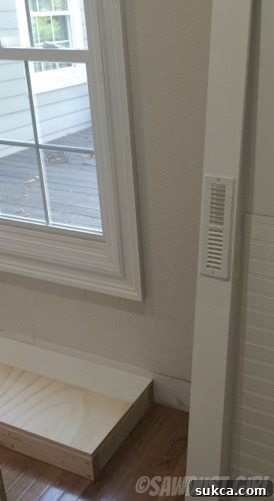 Marking for the Vent Cutout How to install cabinet base with a floor vent
