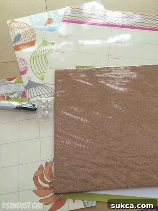 DIY Memo Boards customized with various vinyl surfaces like chalkboard and calendar
