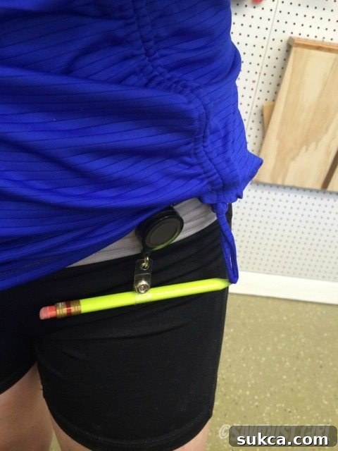 Never lose track of your pencil again with this Handy Pencil Keeper