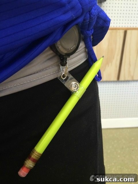 Never lose track of your pencil again with -- "The Pencil Keeper"!
