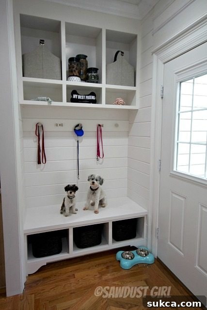 How to Make a Storage Bench and Cabinets for Your Side Entry - Tutorial