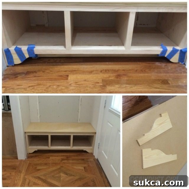 How to Make a Storage Bench and Cabinets for Your Side Entry - Tutorial