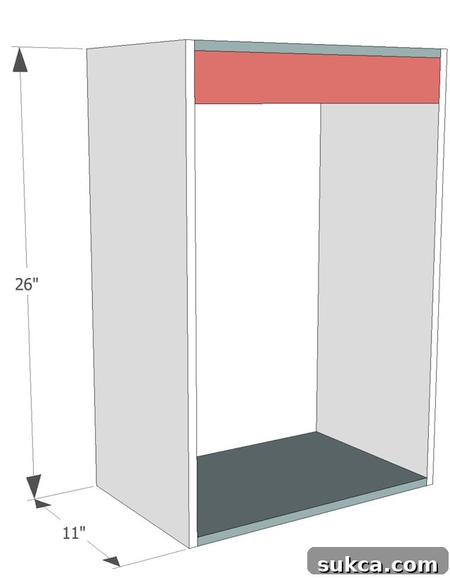 How to Make a Storage Bench and Cabinets for Your Side Entry - Tutorial - cabinet with cleat