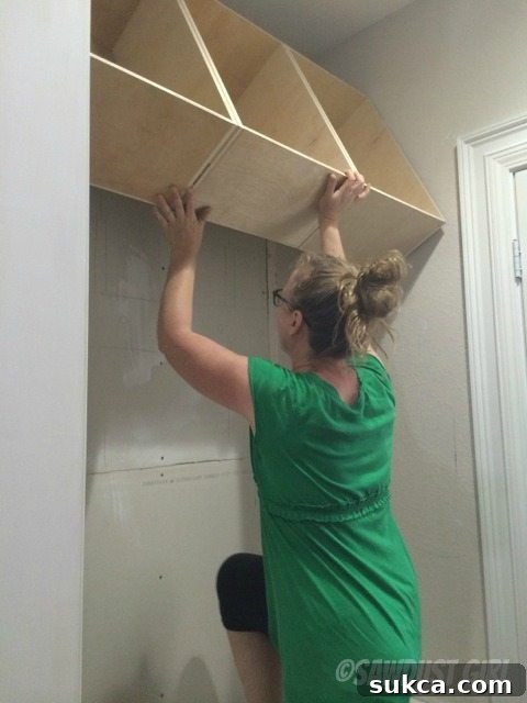 How to Make a Storage Bench and Cabinets for Your Side Entry - Tutorial