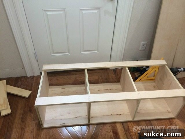 How to Make a Storage Bench and Cabinets for Your Side Entry - Tutorial