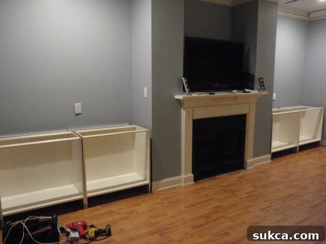 DIY built-ins progress