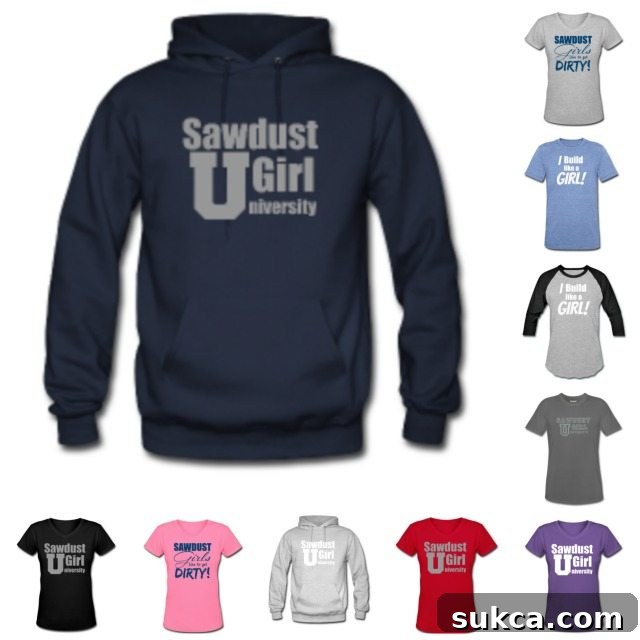 The Sawdust Girl T-Shirt Collection Has Arrived 2 A collection of Sawdust Girl T-shirt designs