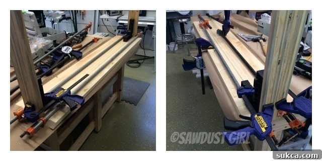 Building a rustic table Assembling the rustic wood table frame with mitered joints and loose tenons