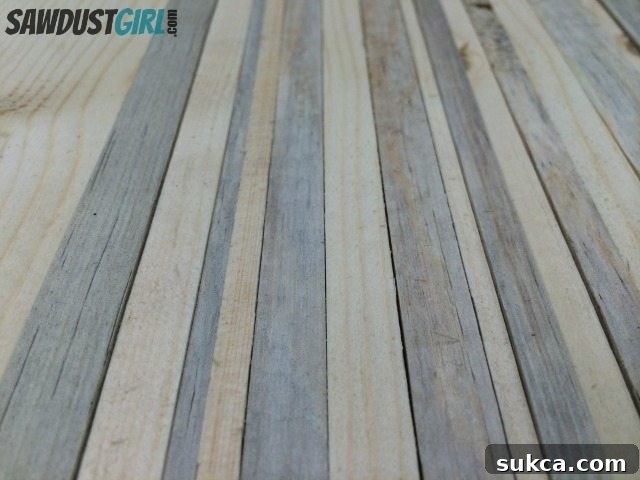 Cutting thin strips with the GRR-RIPPER 3D Pushblock. Cutting thin strips of Blue Stained Pine using the GRR-RIPPER 3D Pushblock on a table saw