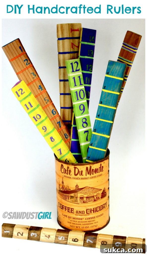 Craft Your Own Handmade Wooden Ruler: The Perfect DIY Gift and Desk Accessory