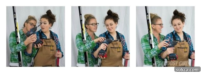 Humorous collage of Madison reacting to tool safety tutorial