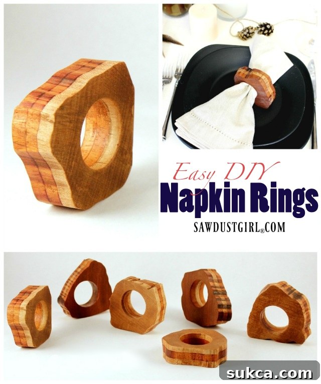 Easy DIY Napkin Rings