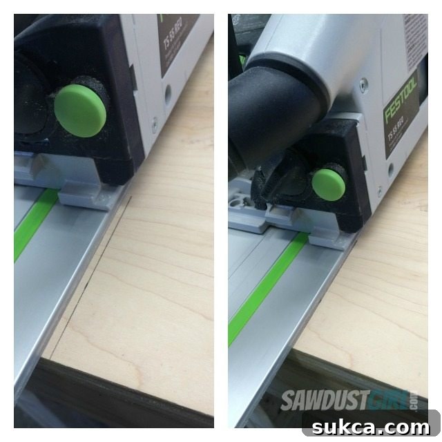 How to Choose the Best Track Saw to Buy 2021 - Track detail