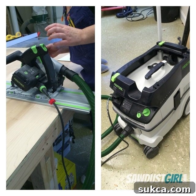 How to Choose the Best Track Saw to Buy 2021 - Dust collection