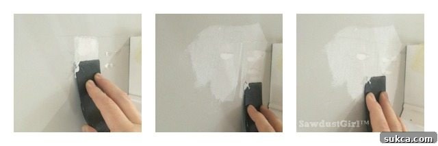 Easy drywall repair with Patch plus Primer