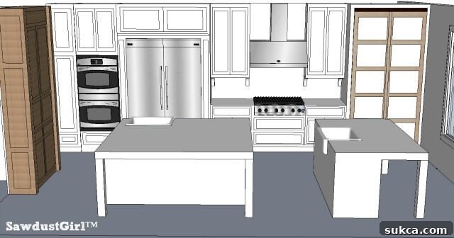 Collection of diverse kitchen design ideas showcasing various layouts, appliance placements, and island configurations for a modern kitchen remodel.