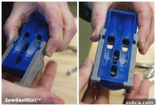 Kreg R3 Jr Pocket Hole Jig drilling
