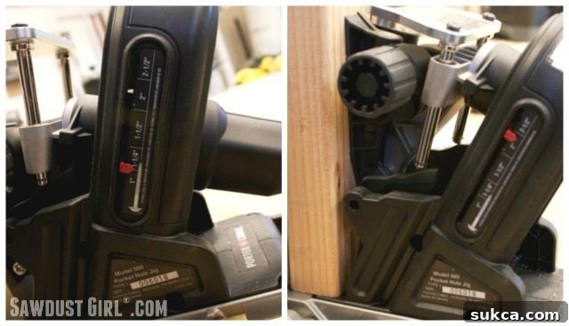Porter-Cable 560 Quick Jig review with screw length indicator