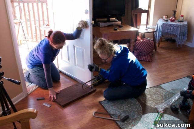 DIY Door Sweep Installation Guide How to install a door sweep.