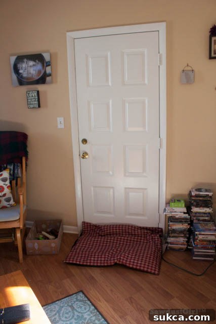 Stop Door Drafts Permanently How to install a Door Sweep