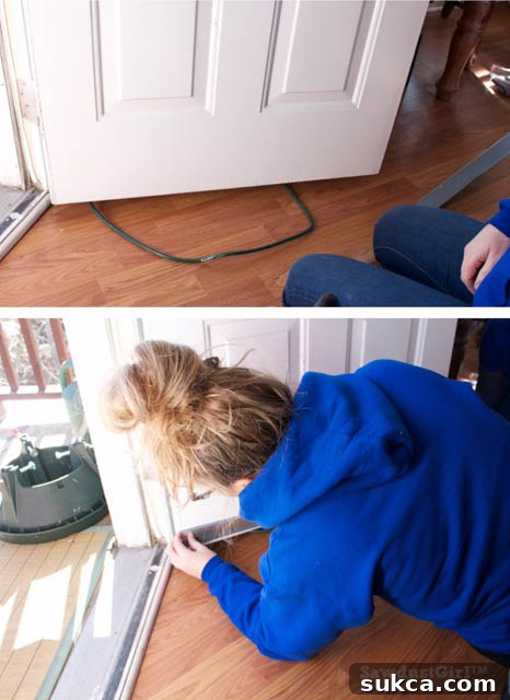 Custom Fitting Your Door Sweep How to install a Door Sweep