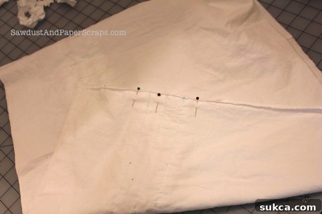How to sew a reusable bag side seam